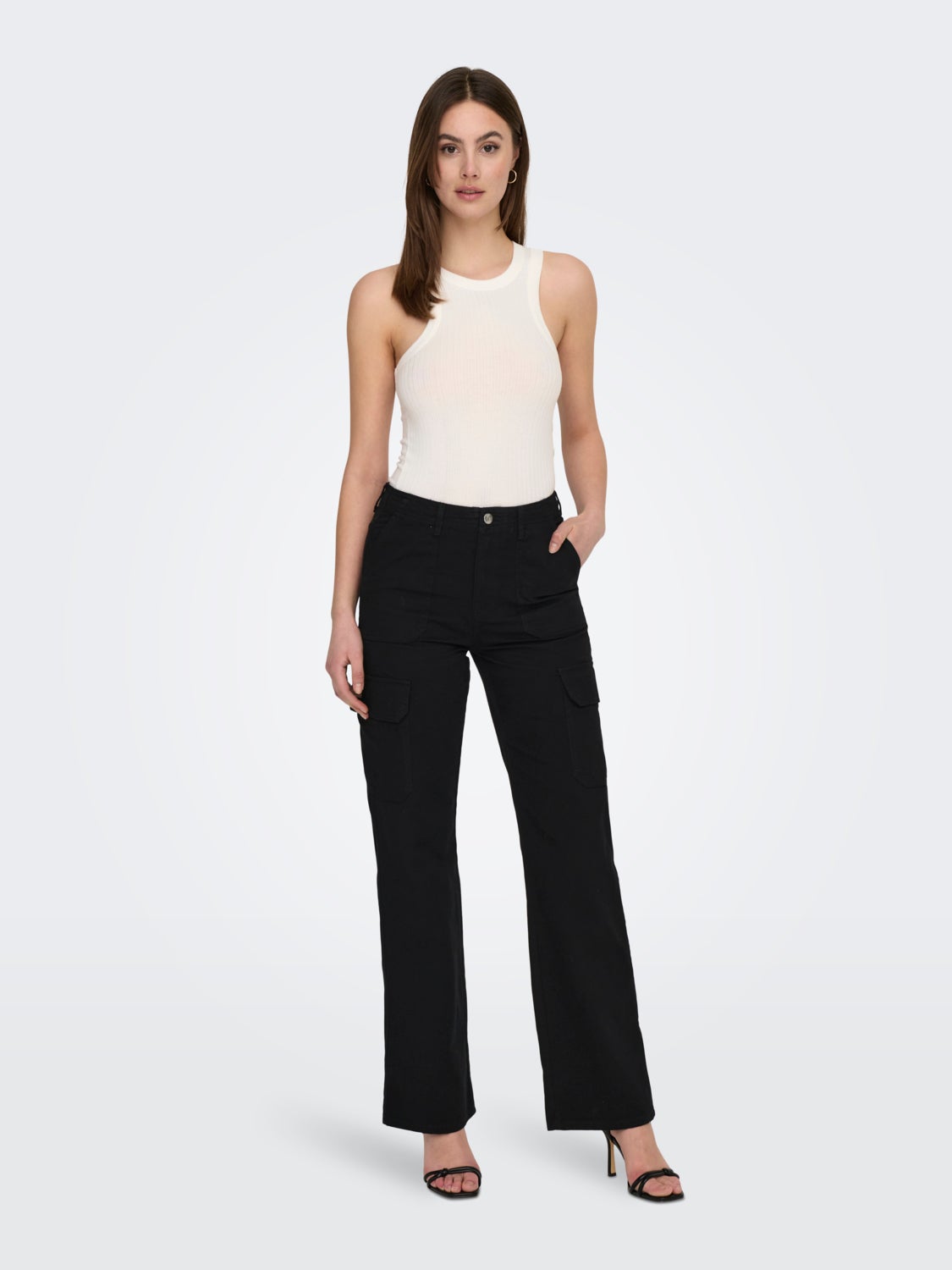 JDYABBY HW WIDE CARGO PANTS WVN
