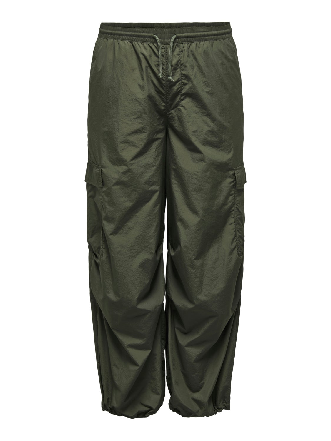 Curvy Parachute Cargo Pants