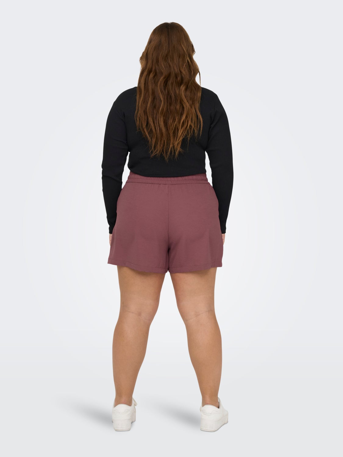 Curvy solid color shorts