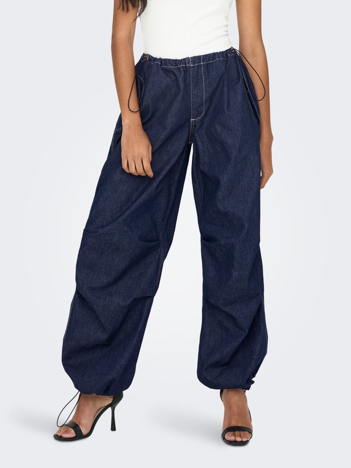 Parachute Denim Pants