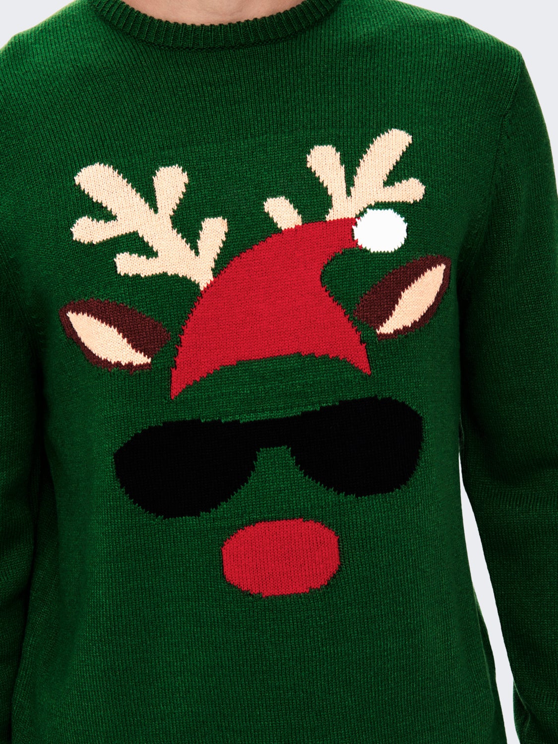 Christmas knitted pullover