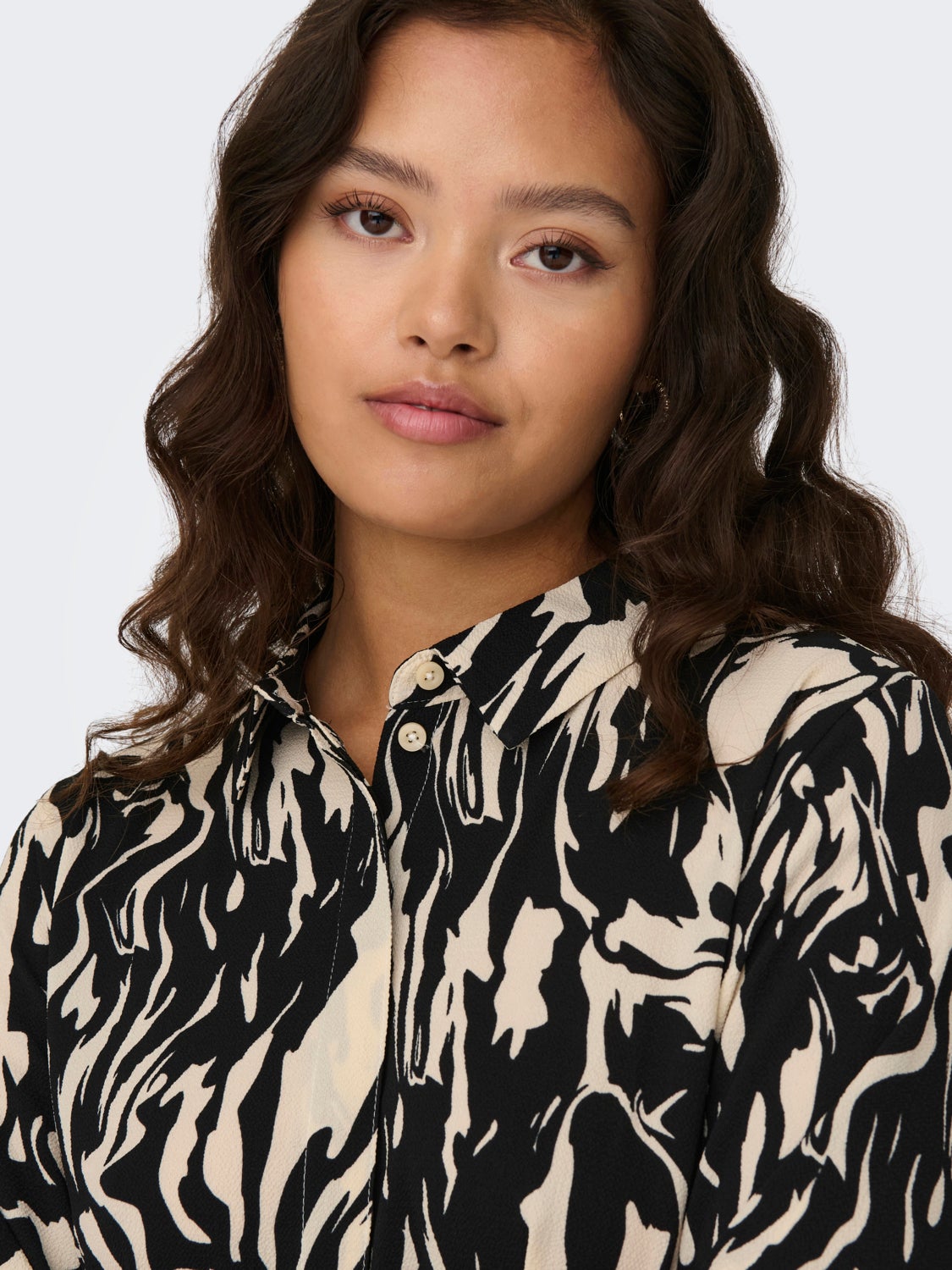 Mini dress with print