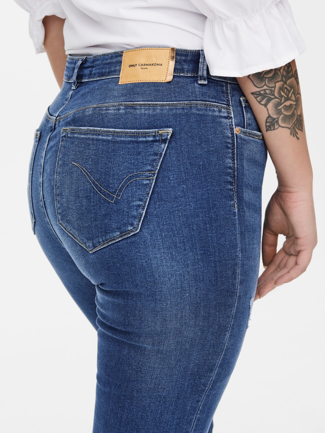 Curvy CarLaola life hw Skinny fit jeans