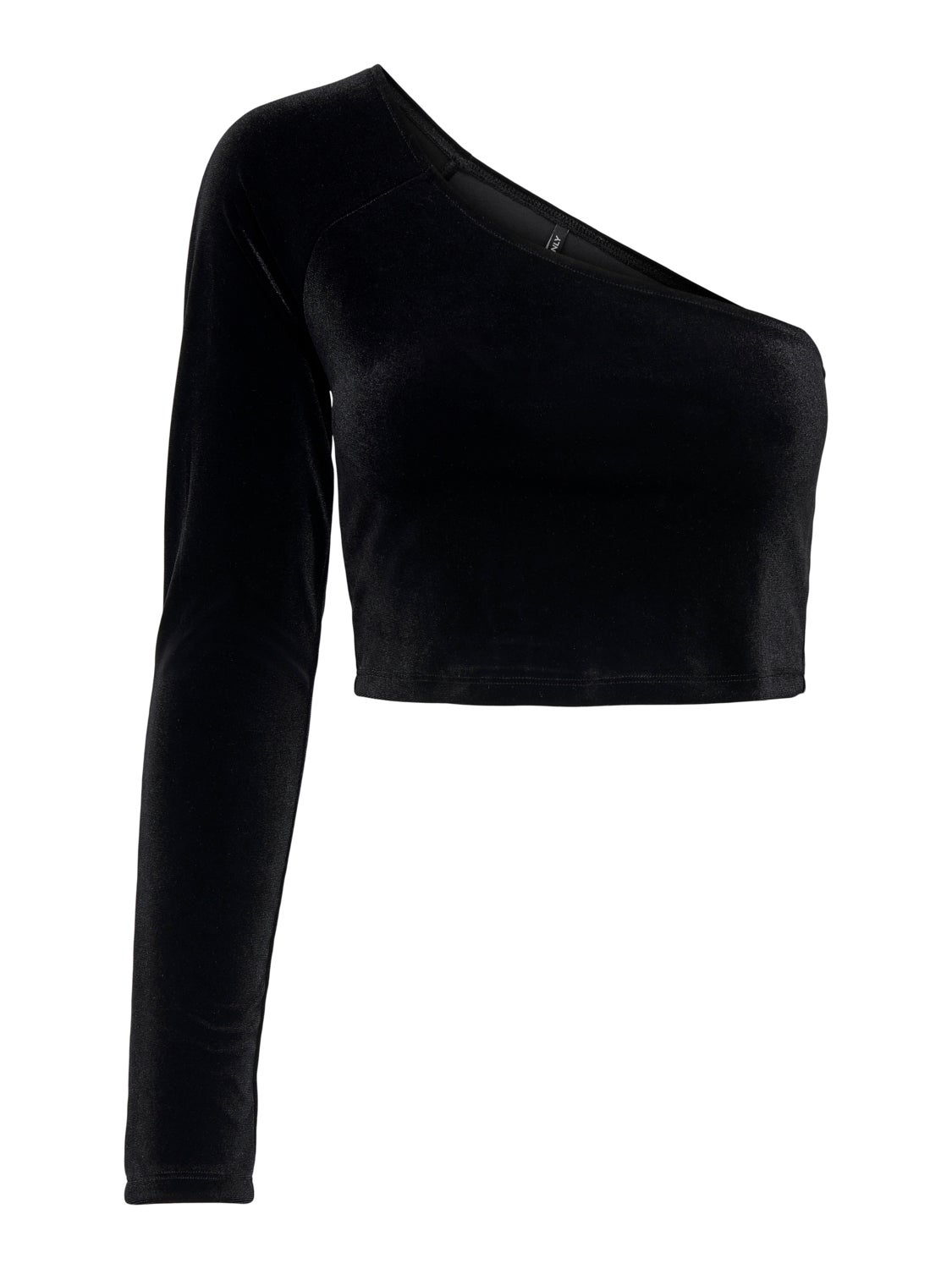 One shoulder Velvet Top