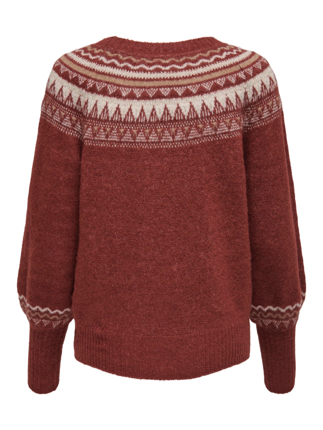 Mama Pattern Knitted Pullover