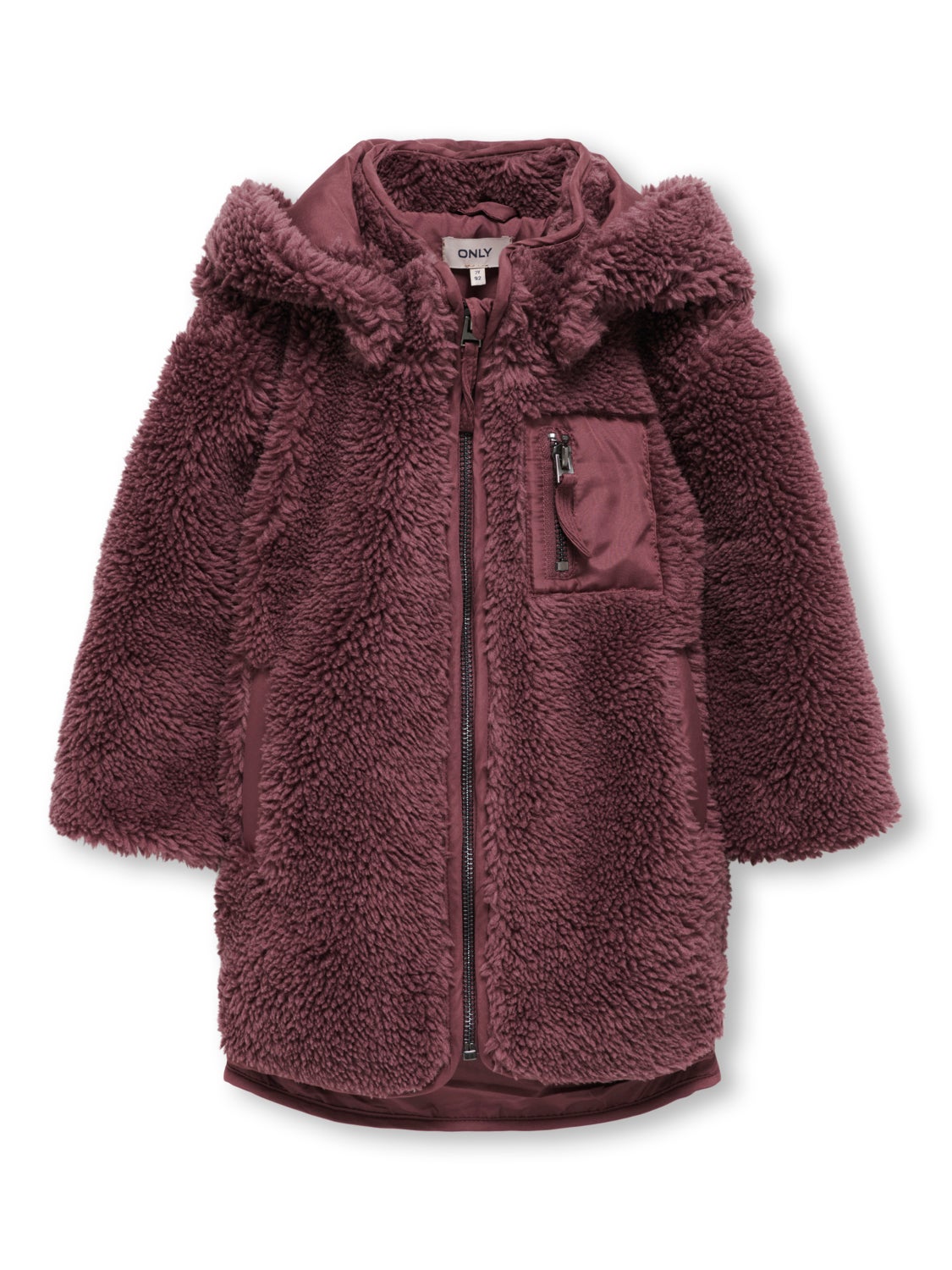 Teddy hooded jacket