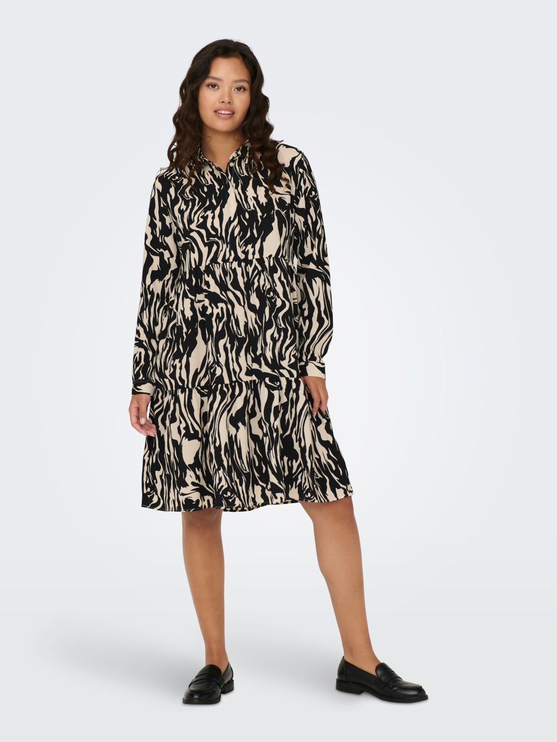 Mini dress with print