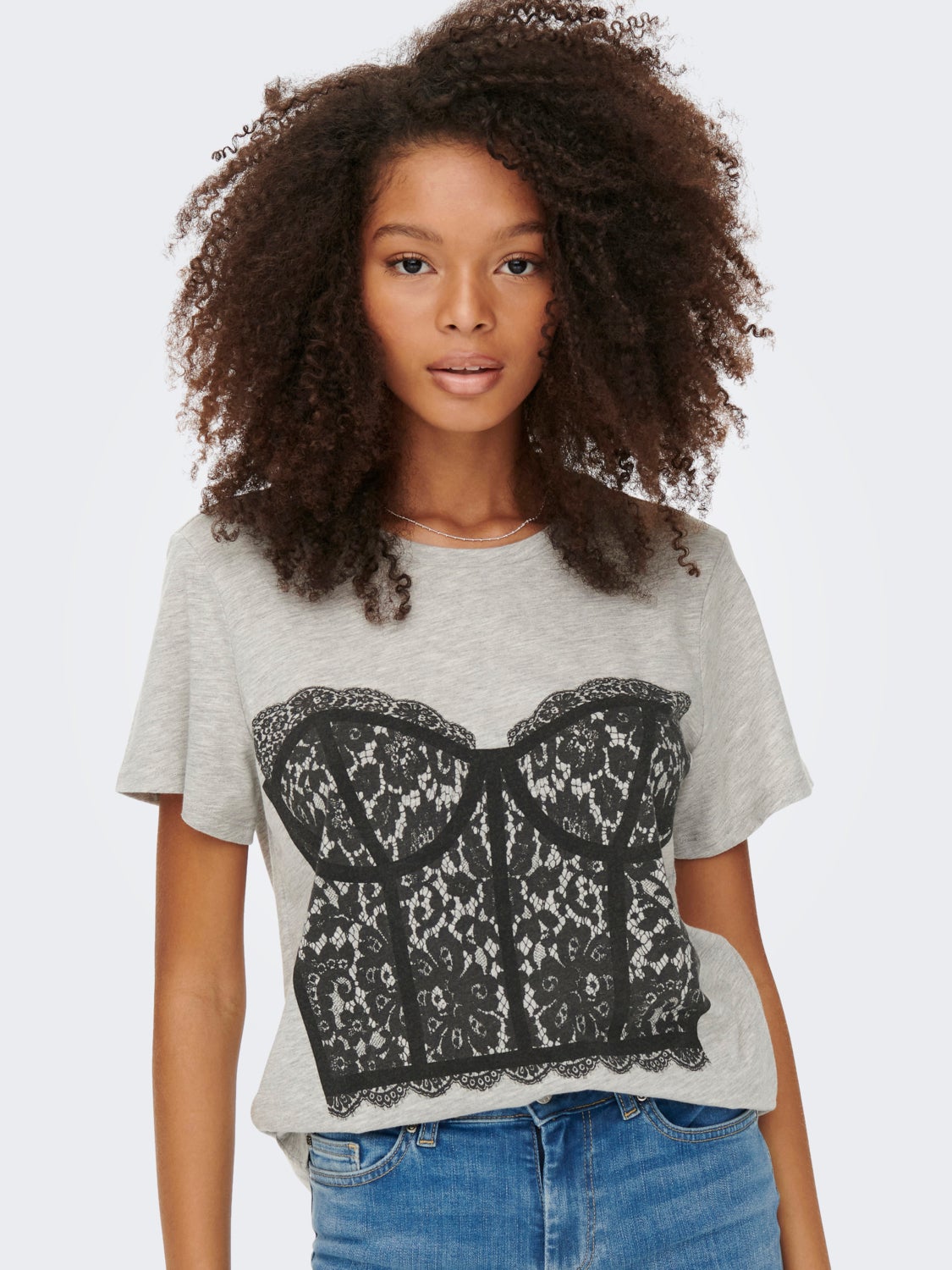 Bustier Short Sleeved Top