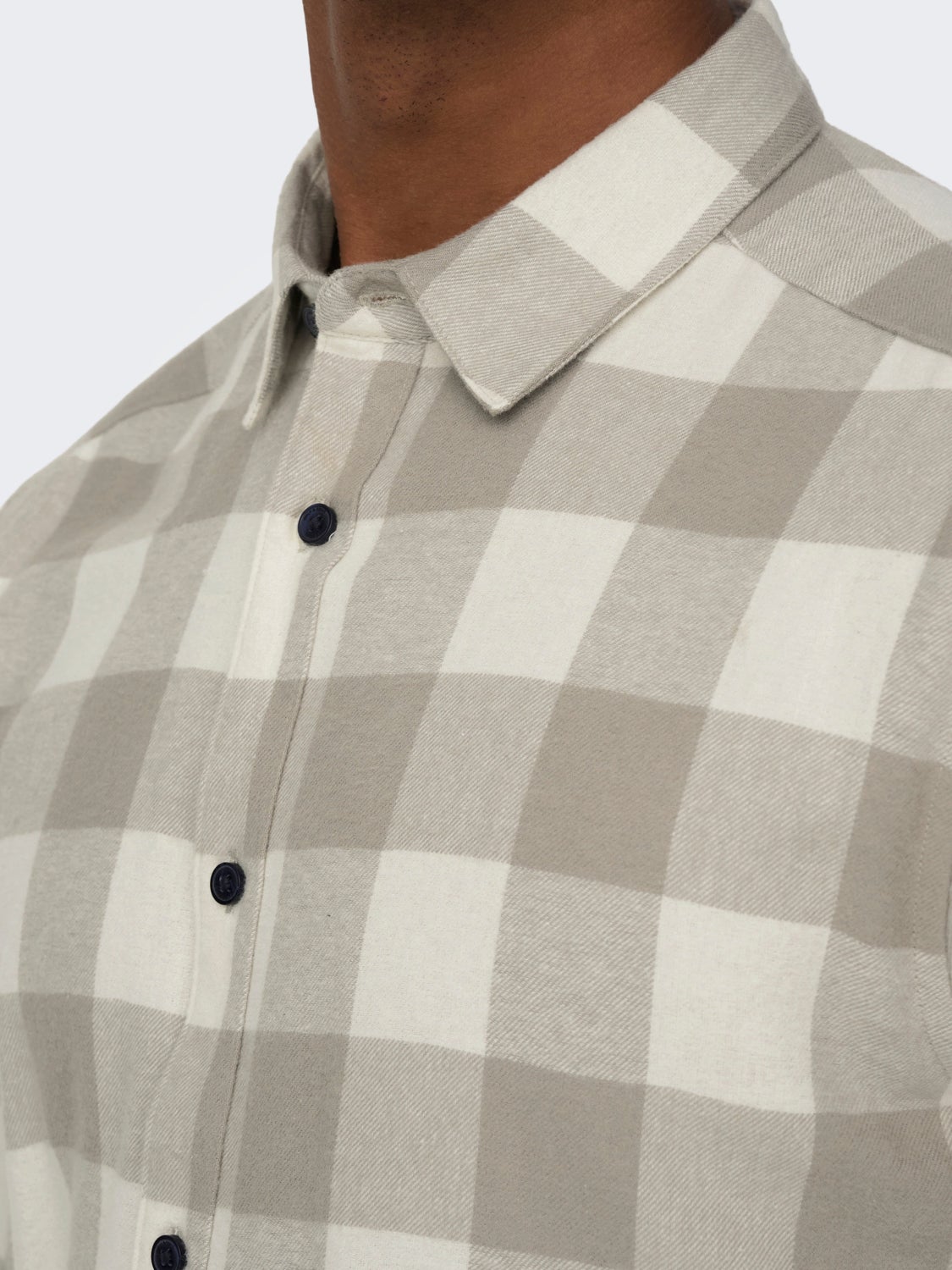 Slim fit checked shirt