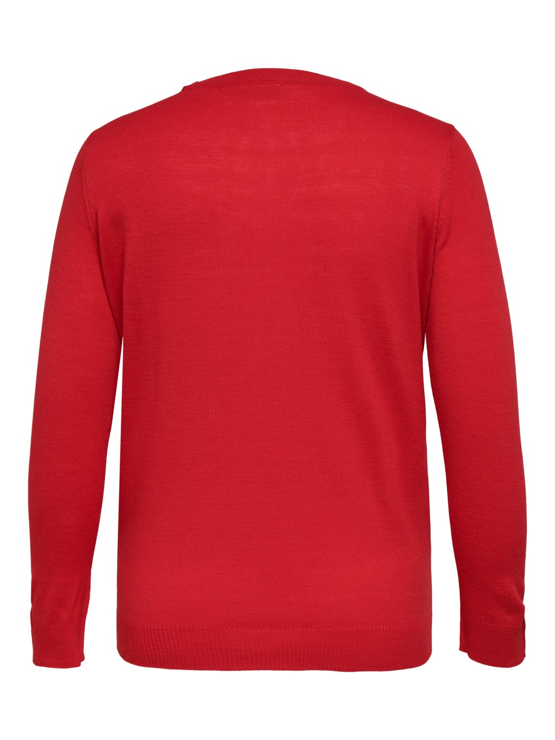 Curvy glitter christmas knitted pullover