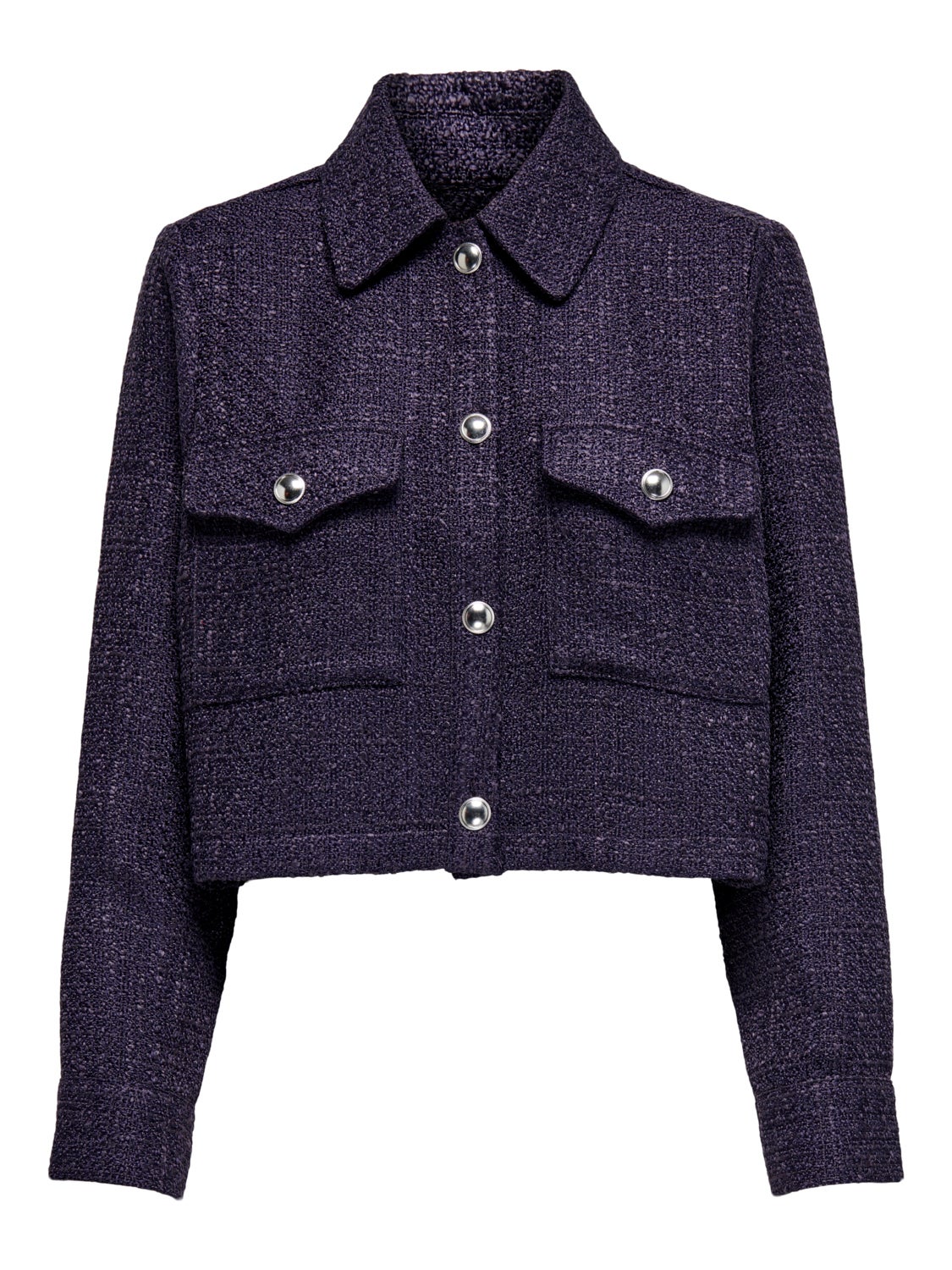 Short jacket with buttons