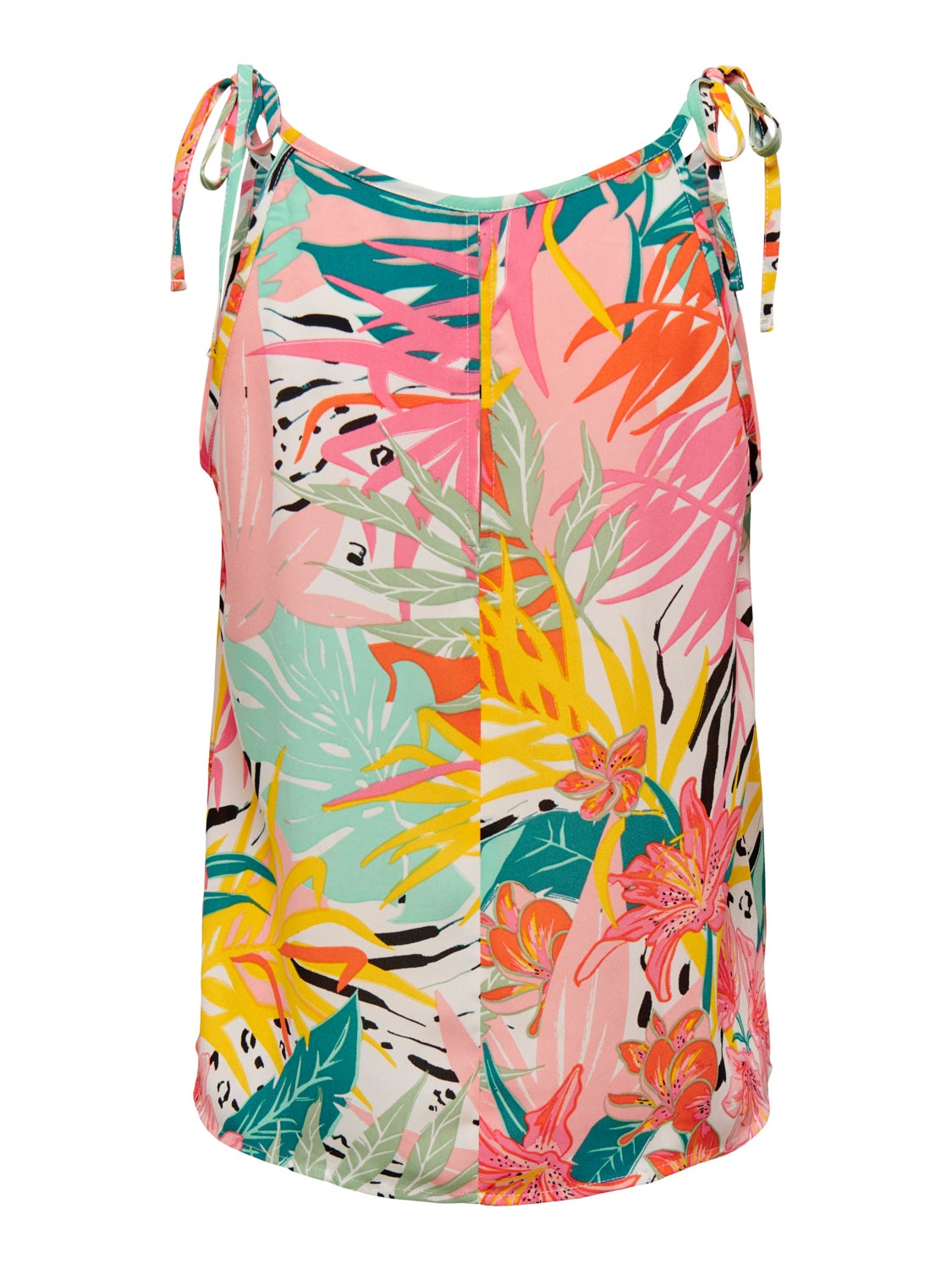 Relaxed Fit O-Neck Top