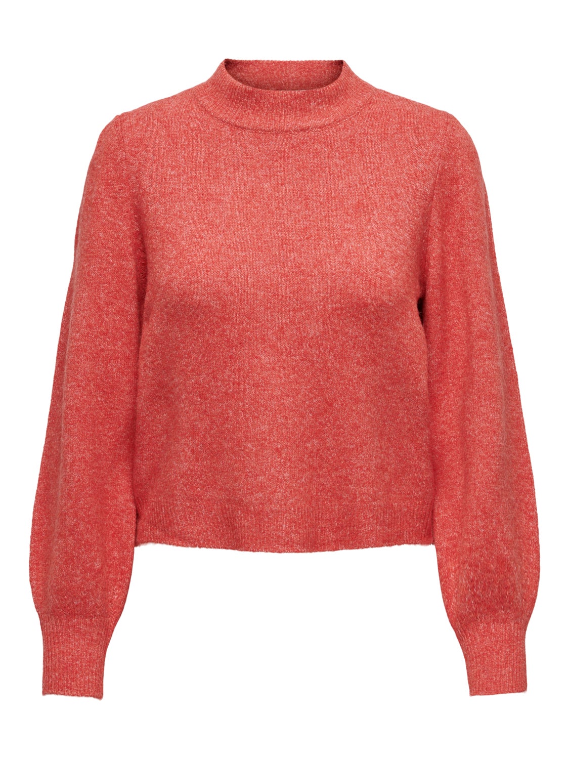 High neck knitted pullover