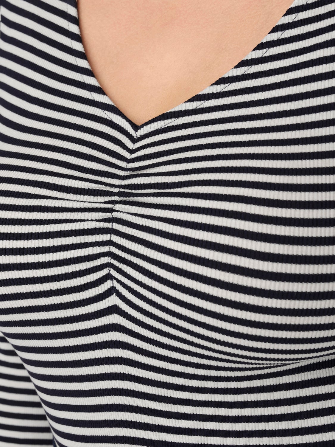 Curvy Striped Top