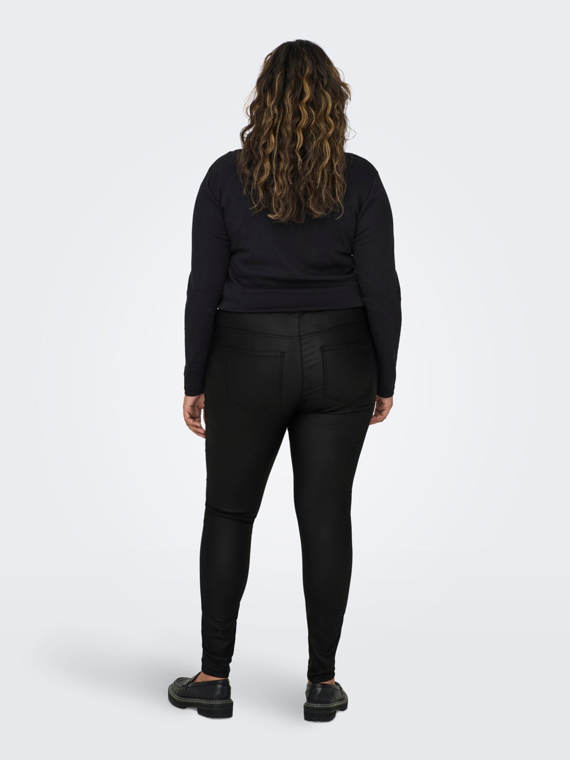 Curvy coated jeggings