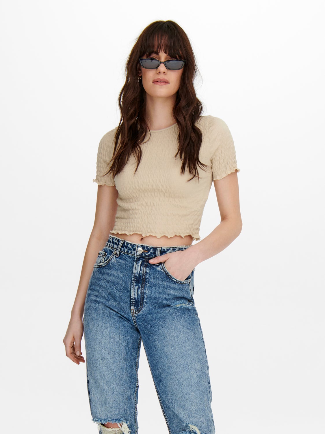 Smock Short Sleeved Top