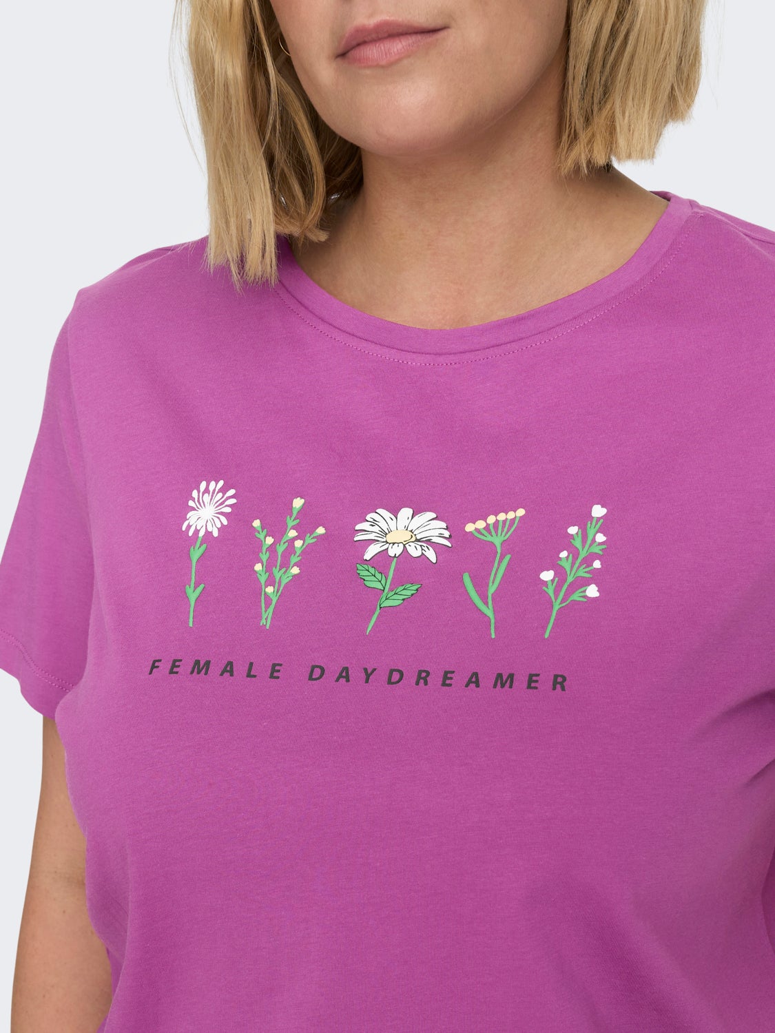 Curvy printed t-shirt