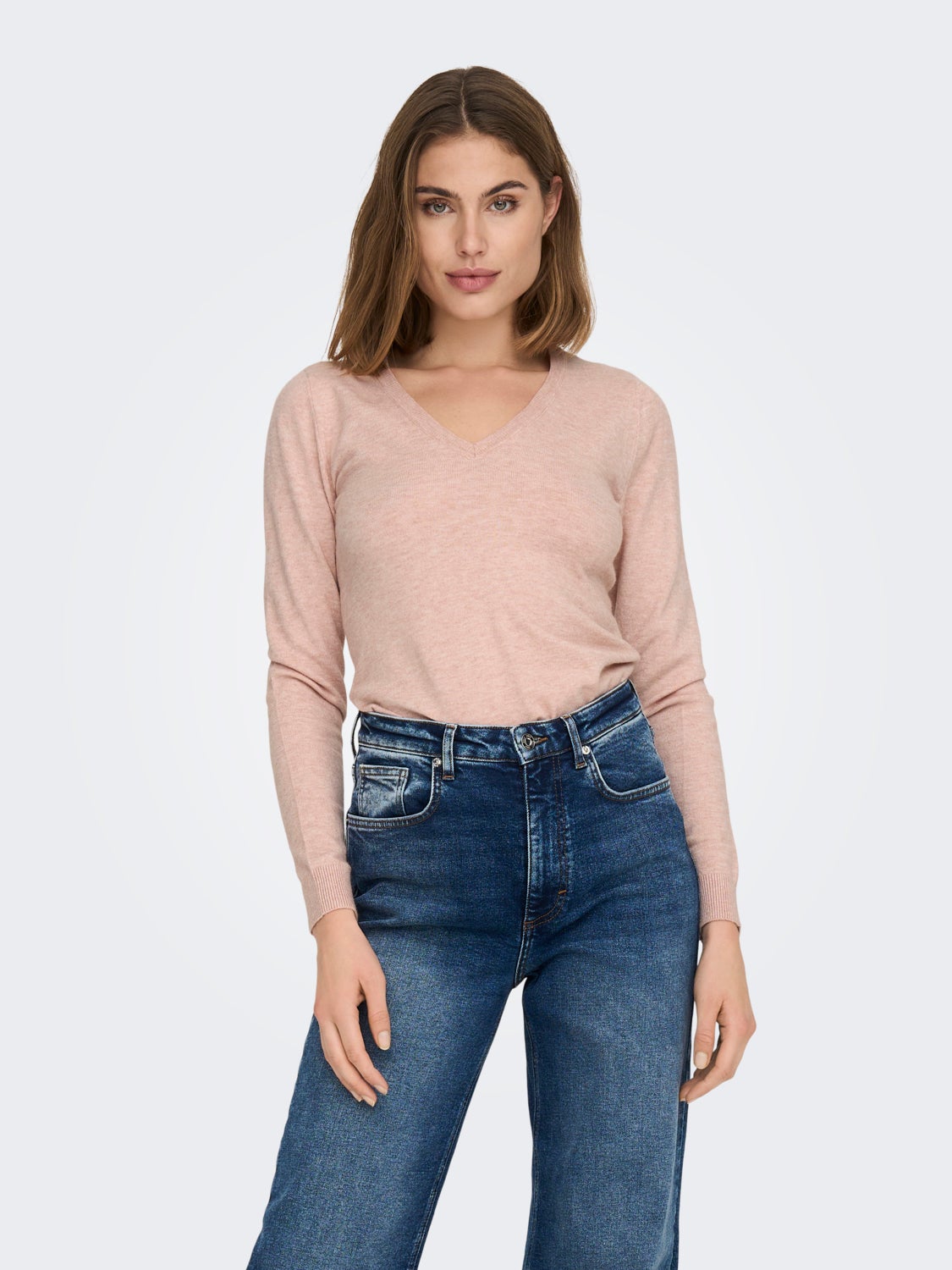V-neck Knitted Pullover