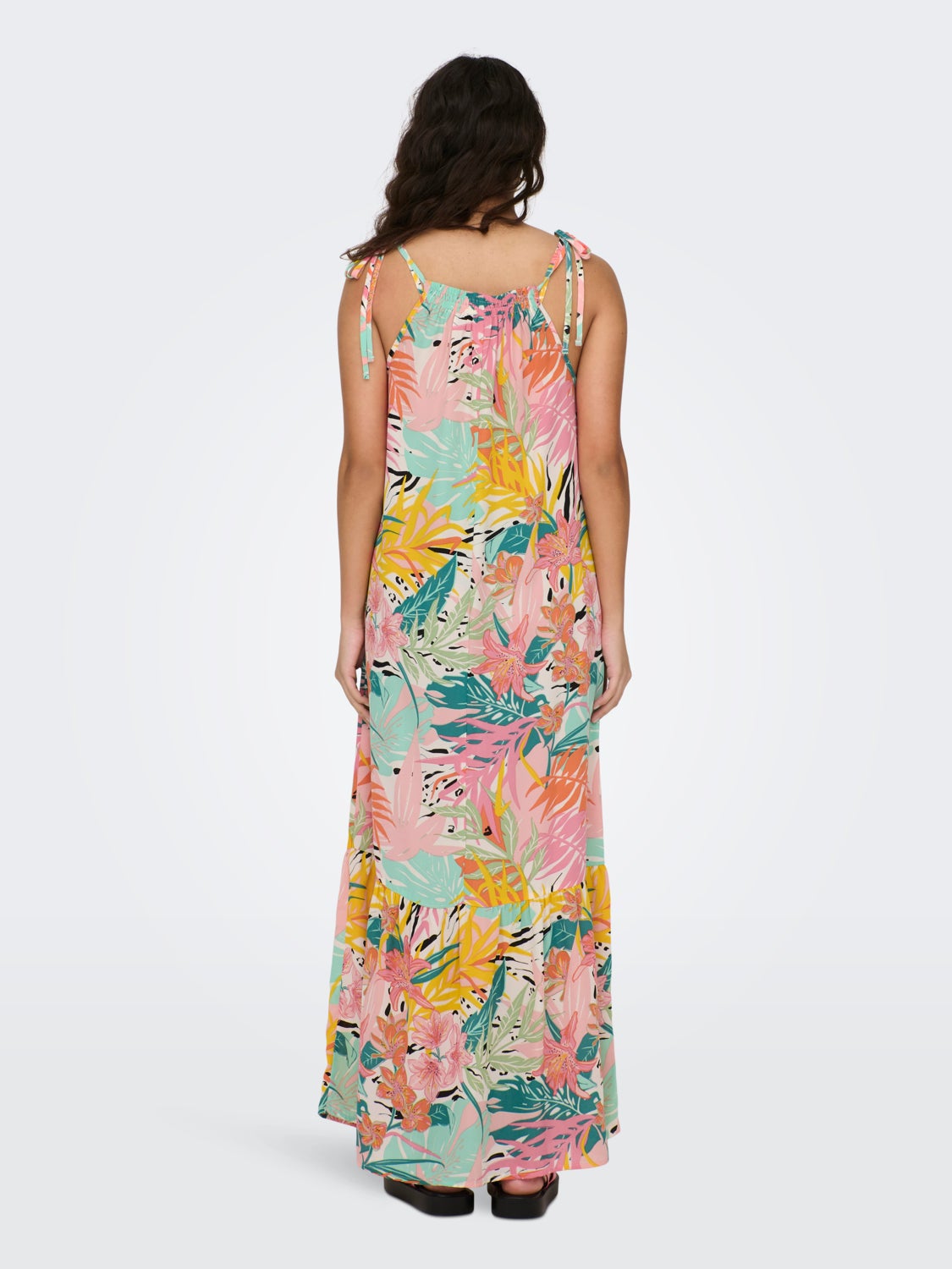 Maxi dress with print