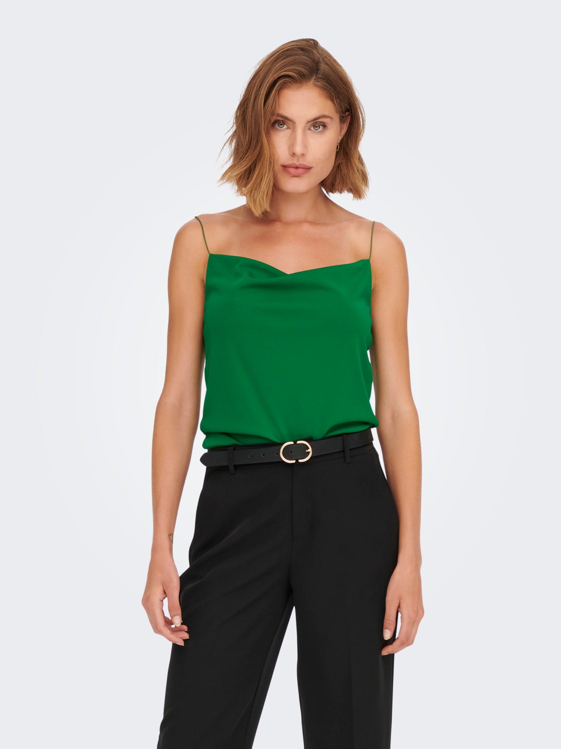 Solid colored Sleeveless Top