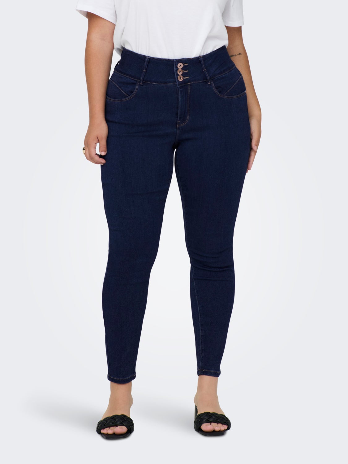 Curvy CARAnna highwaisted Skinny fit jeans