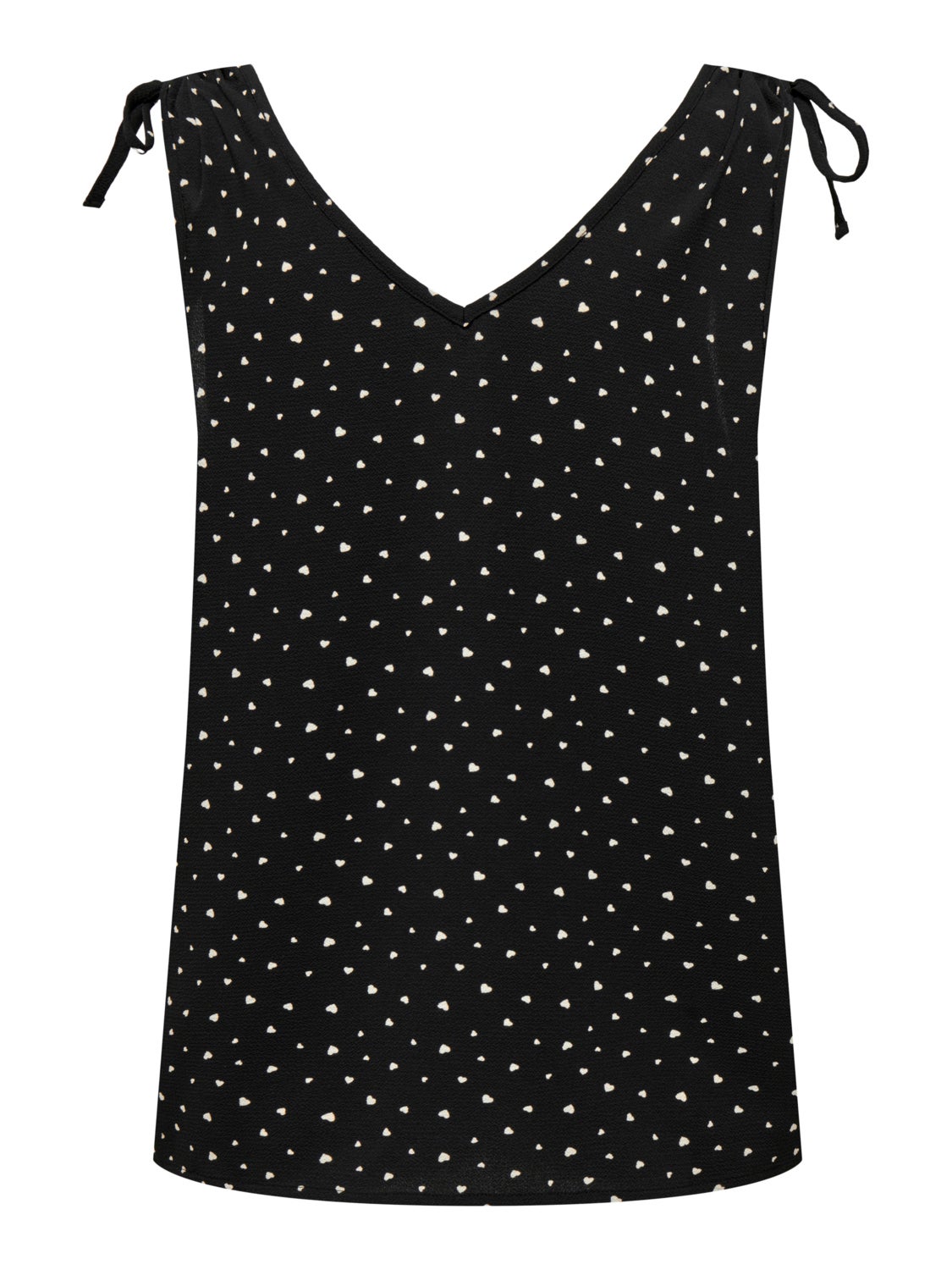 V-Neck Top With Strap Details