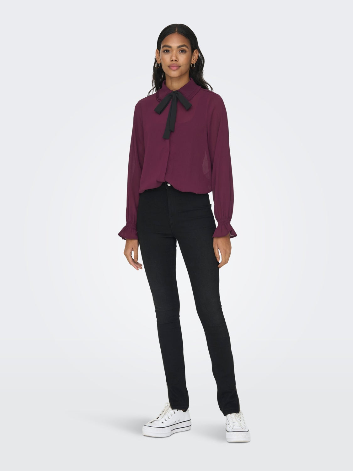 Shirt With Bow Detail