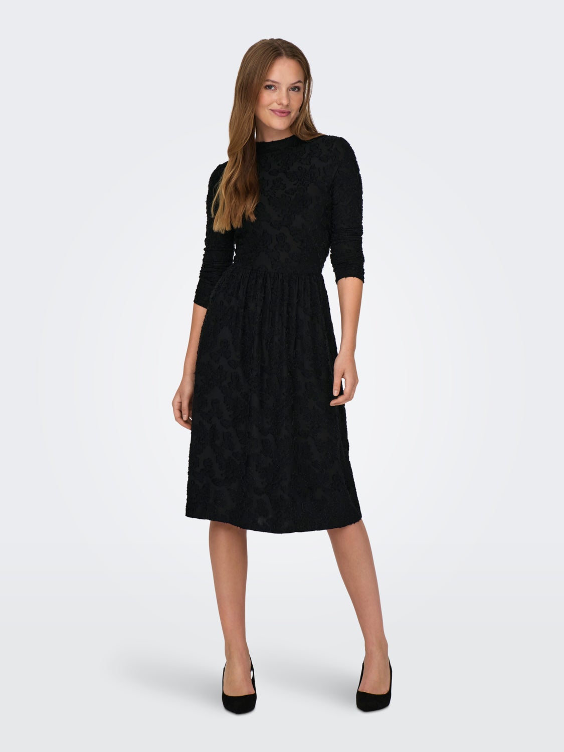 Midi o-neck dress
