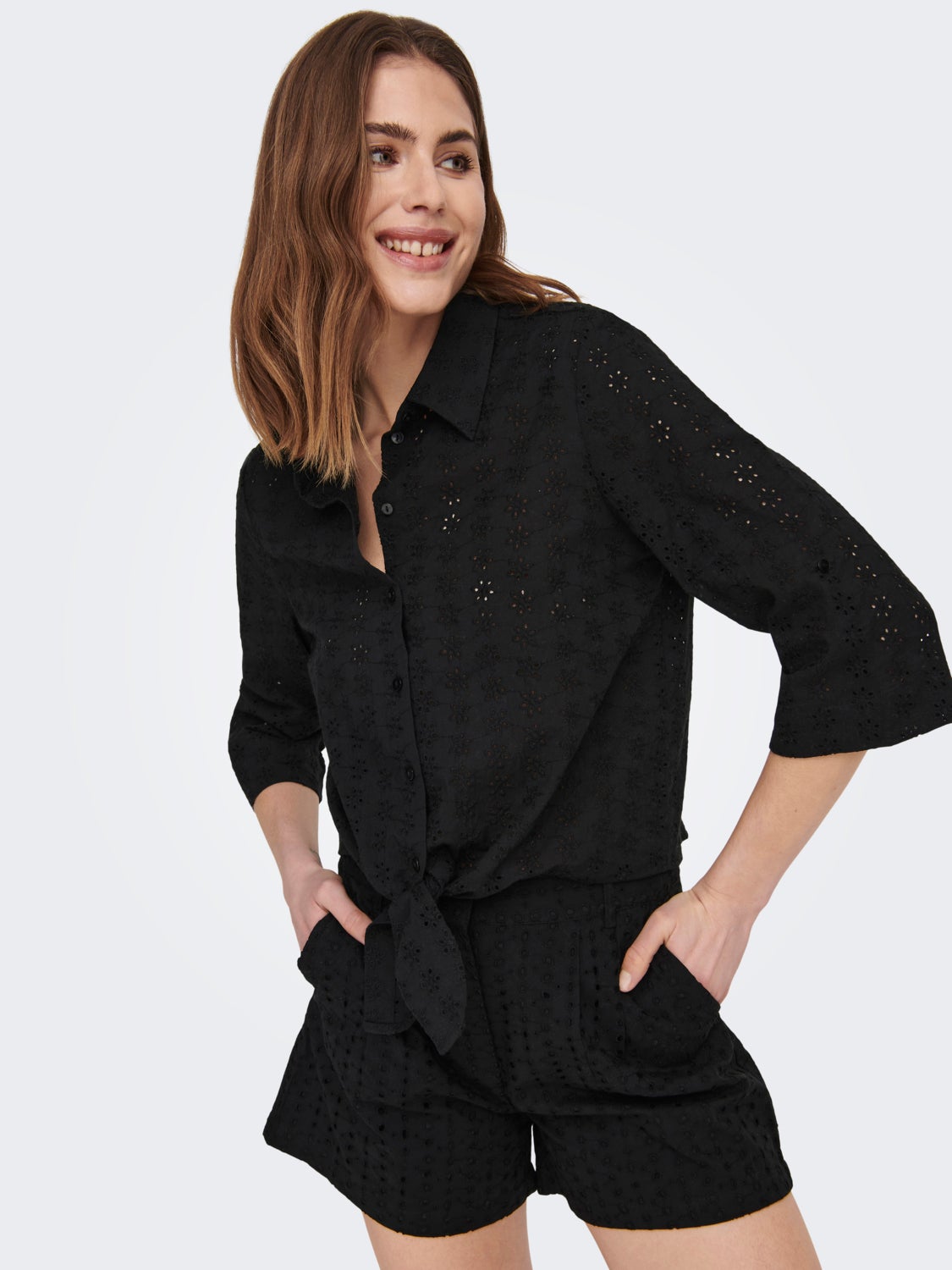 Shirt With Knot Detail