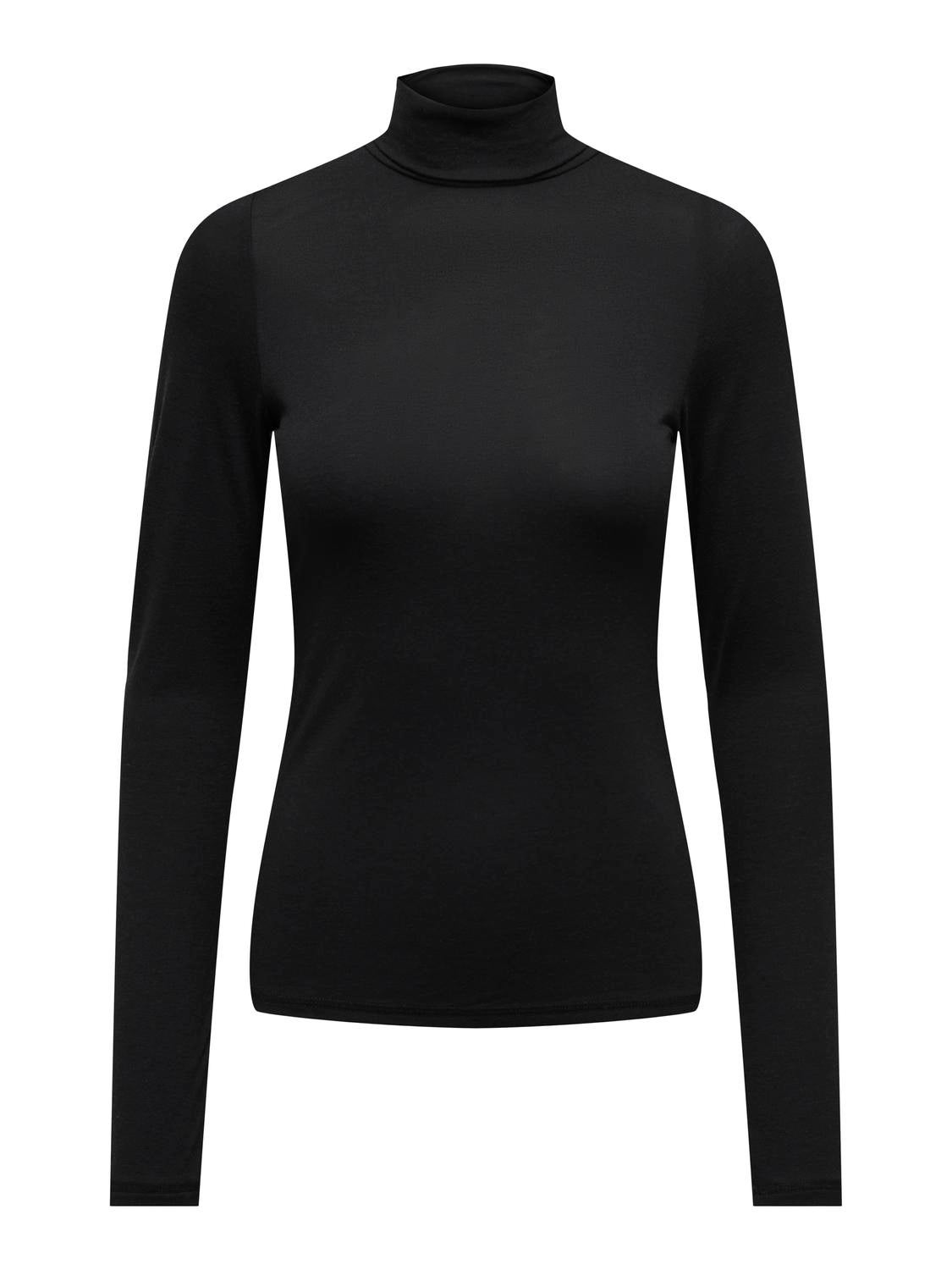 Basic top with roll neck