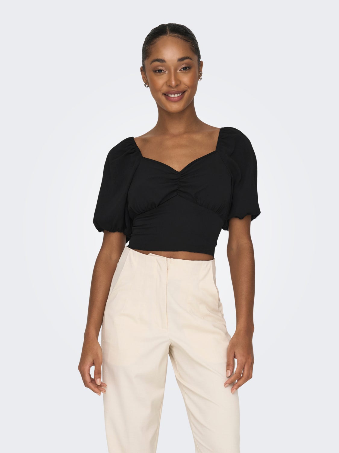 Regular Fit V-Neck Top