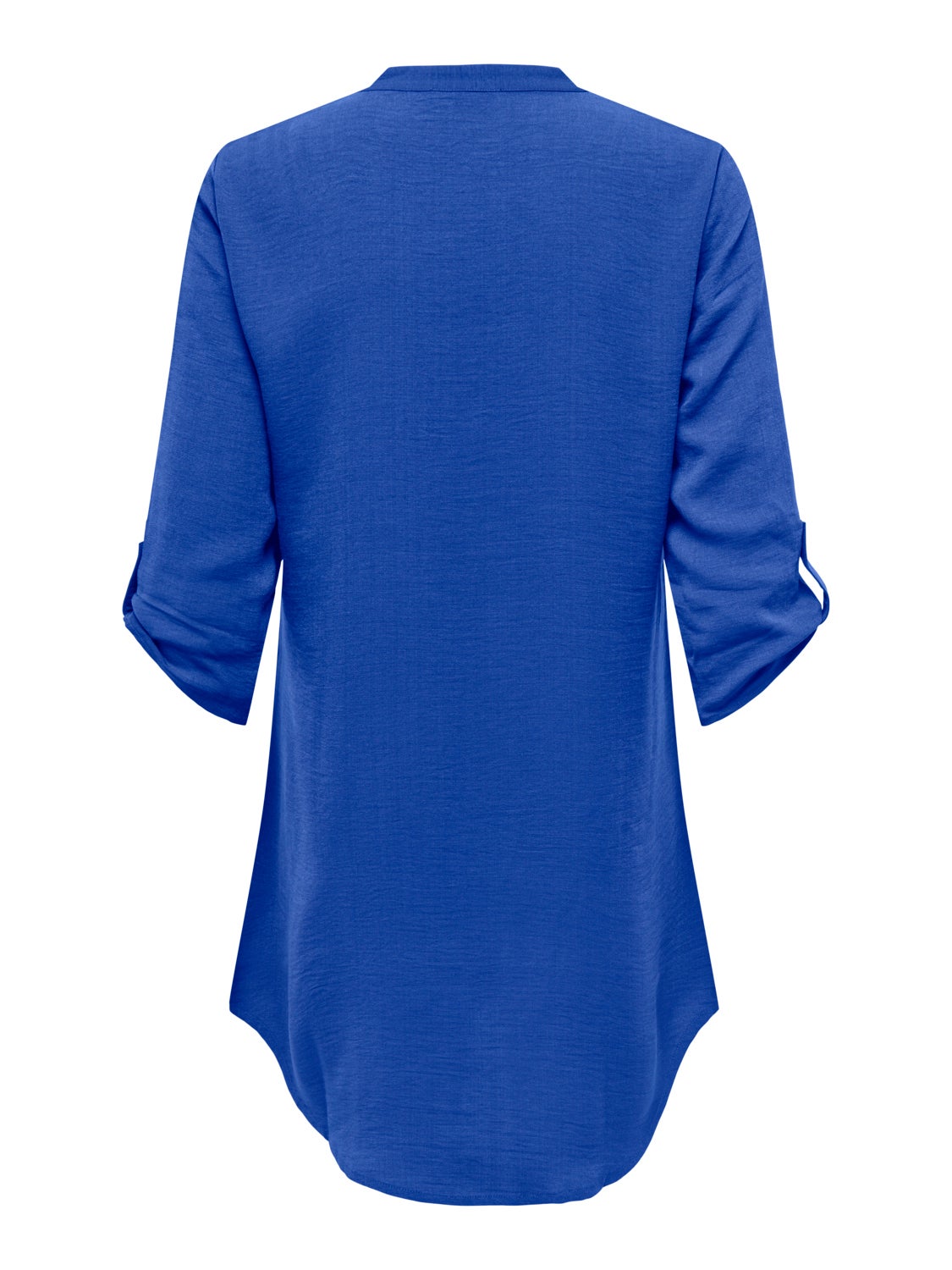 Mini shirt dress with china collar