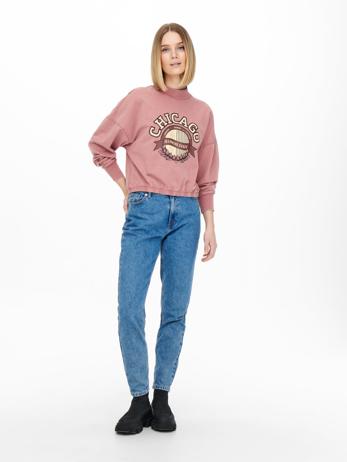 High neck Sweatshirt