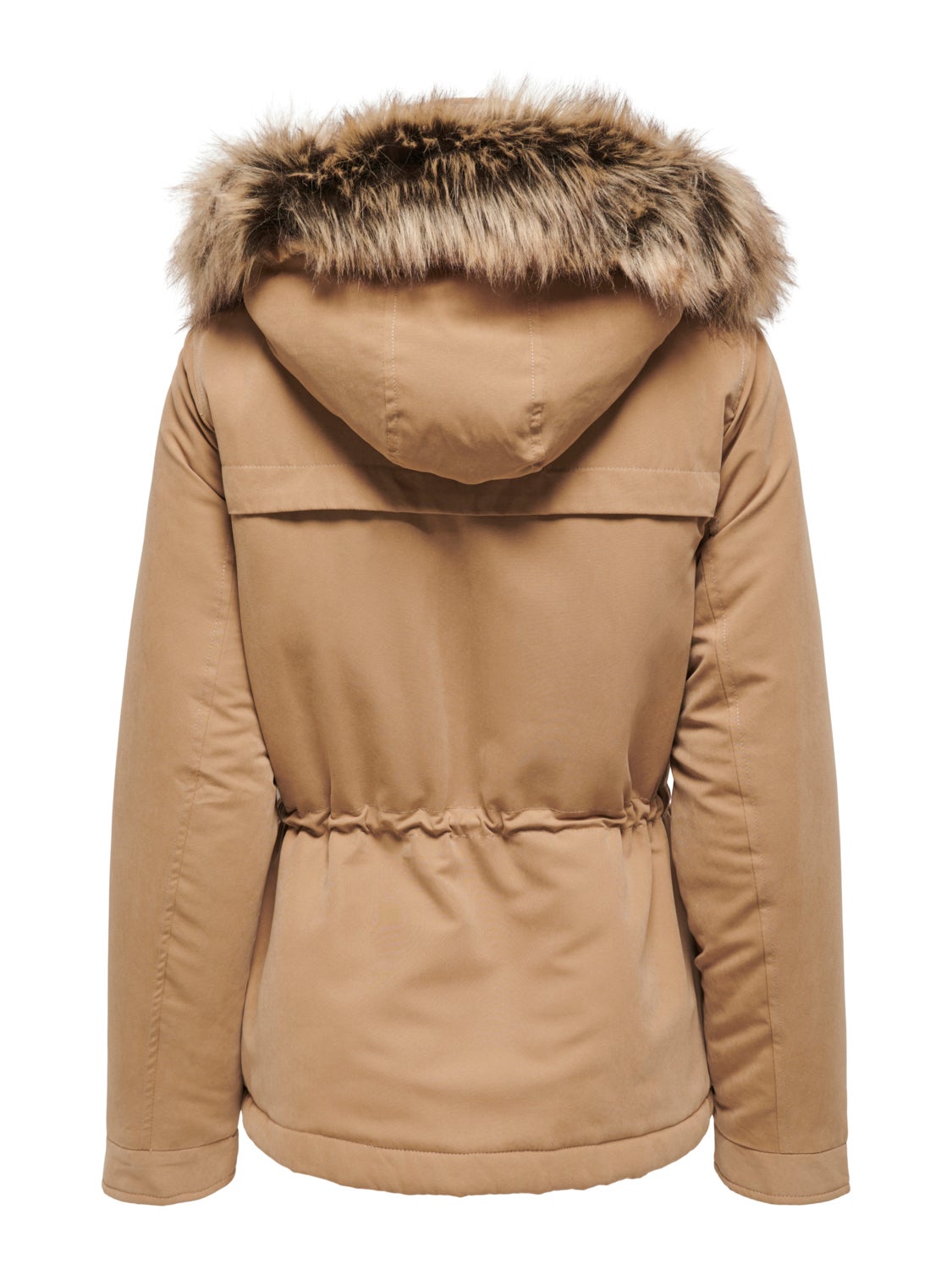 Short hooded parka