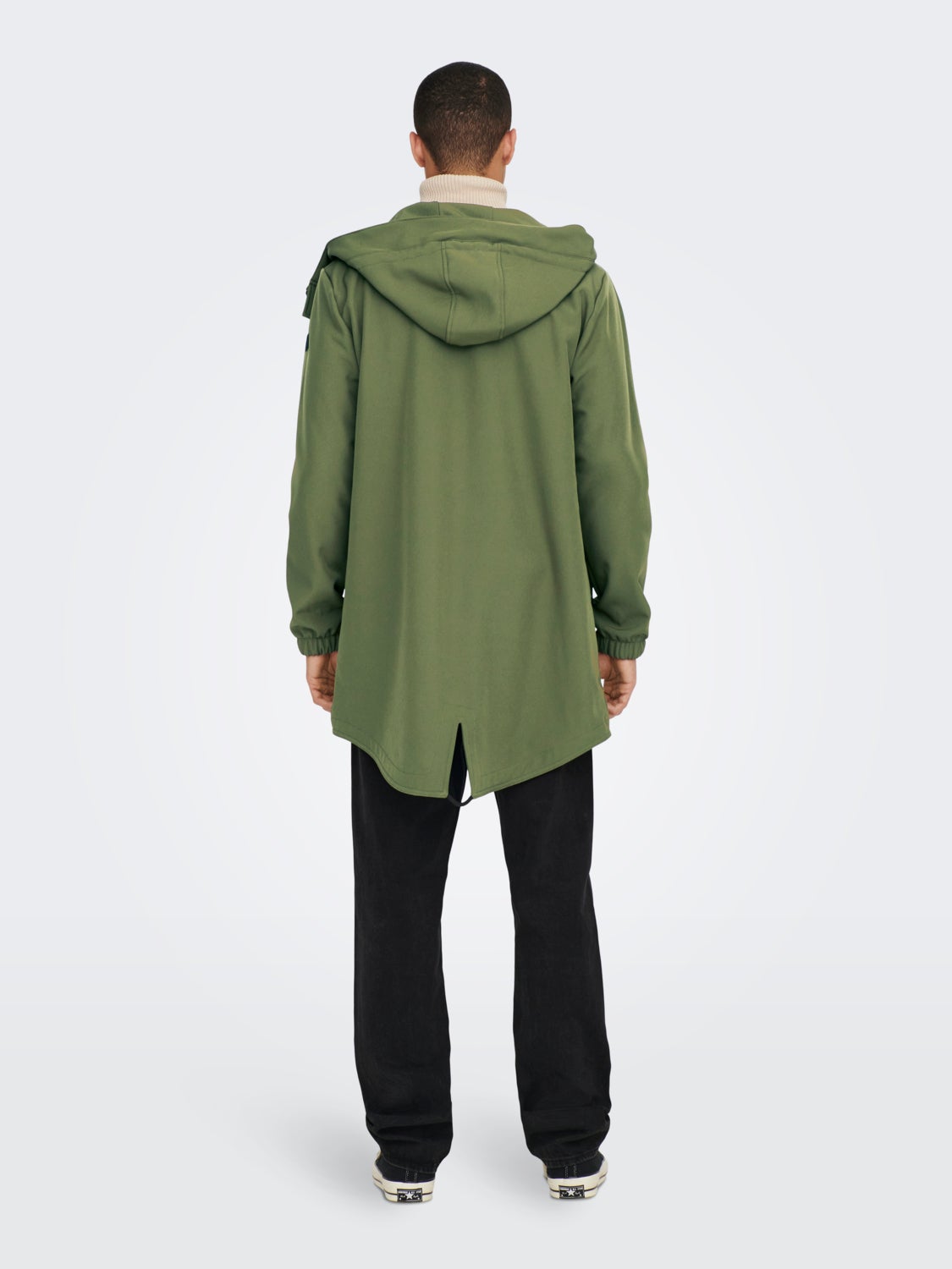 Long softshell jacket