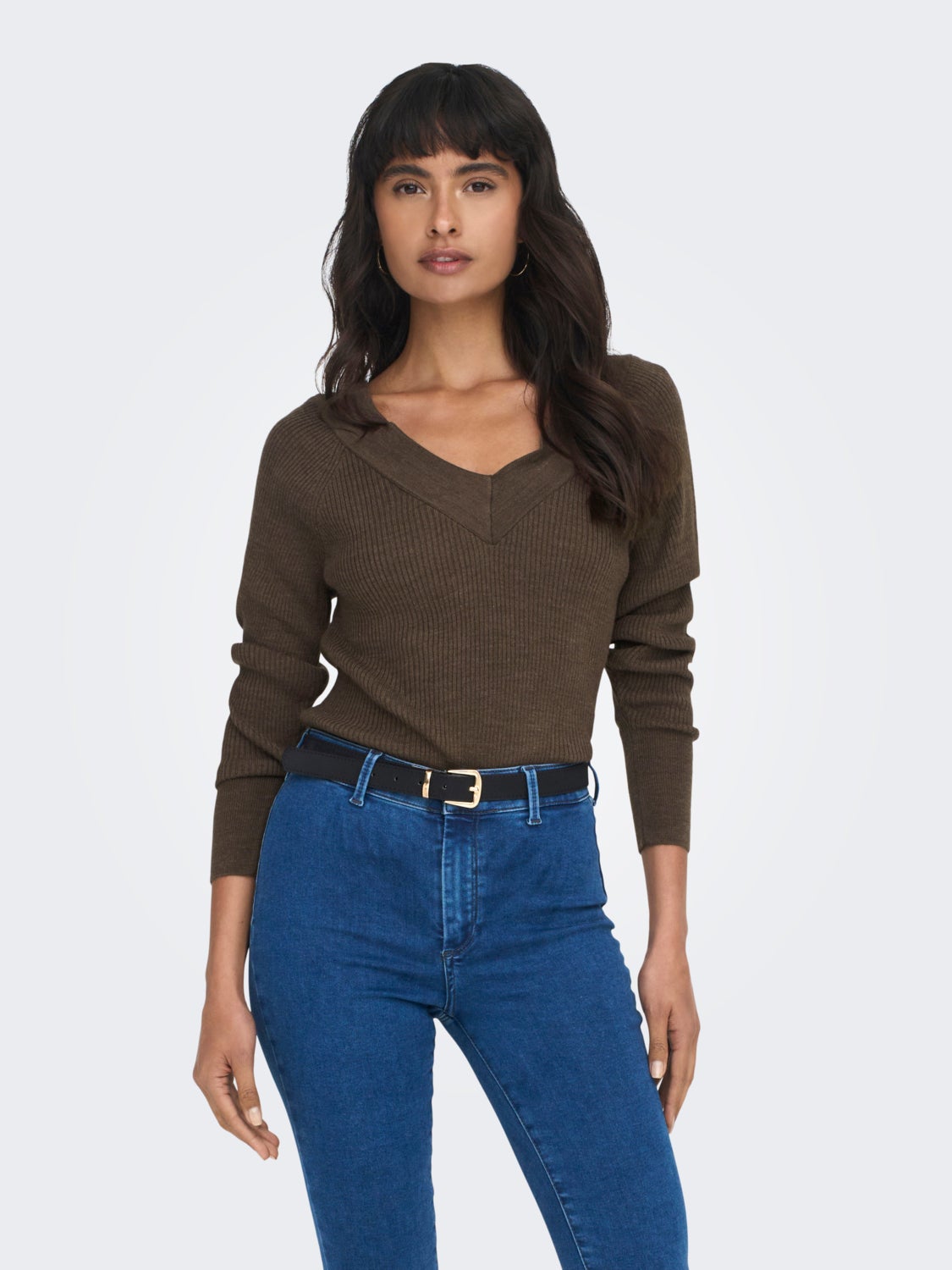V-neck Knitted Pullover