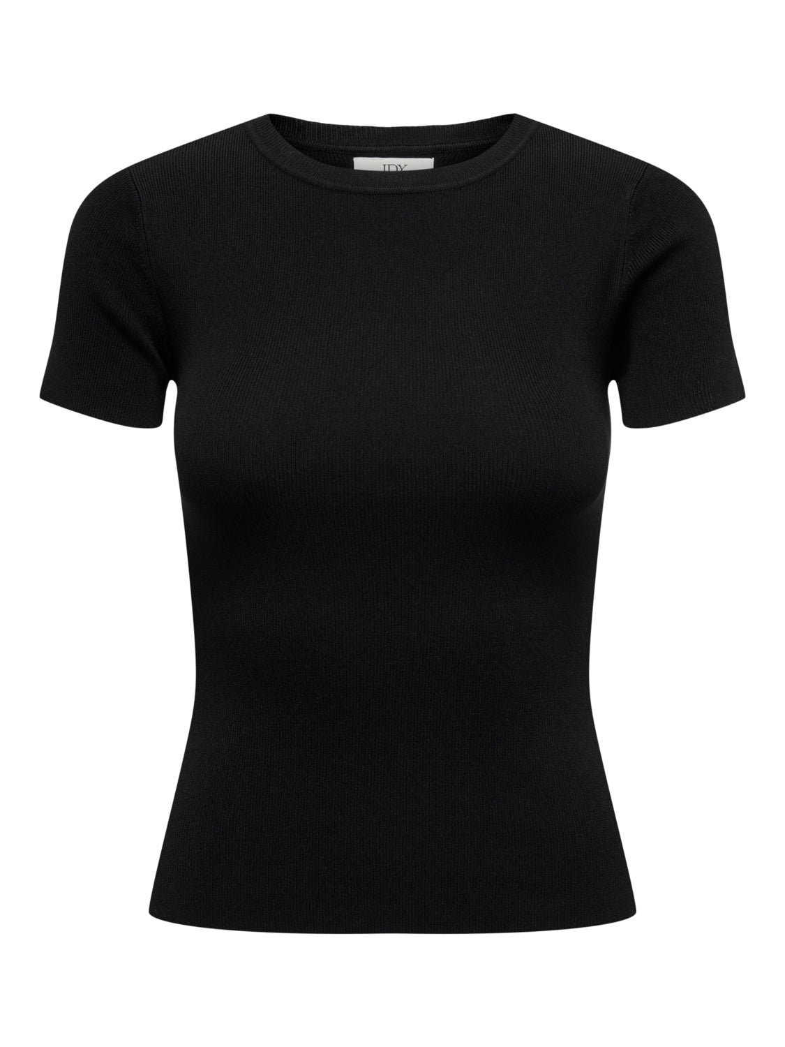 O-NECK TOP WITH SHORT SLEEVES
