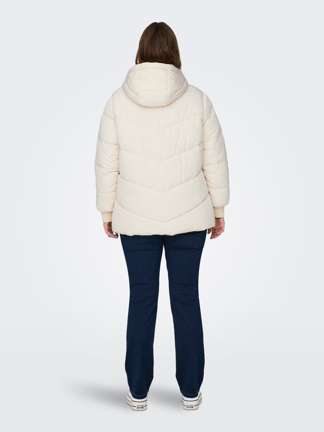 curvy Puffer jacket with hood