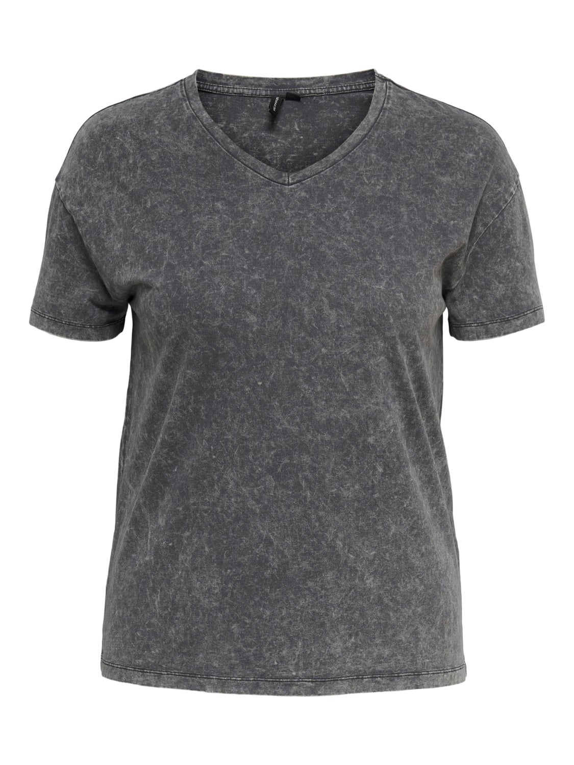 Curvy v-neck T-shirt