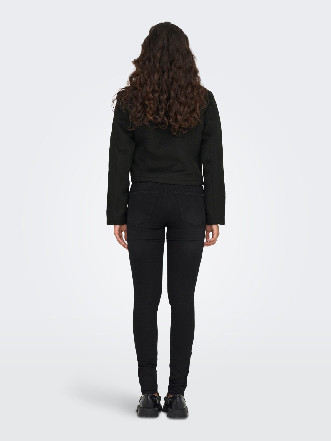 Short jacket with zip