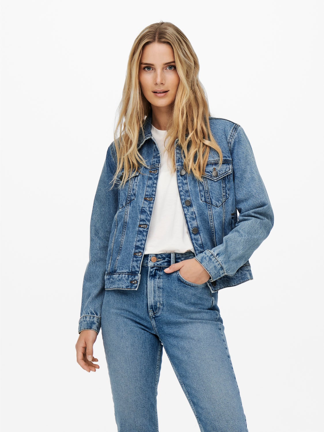 JDYDrew medium blue Denim jacket