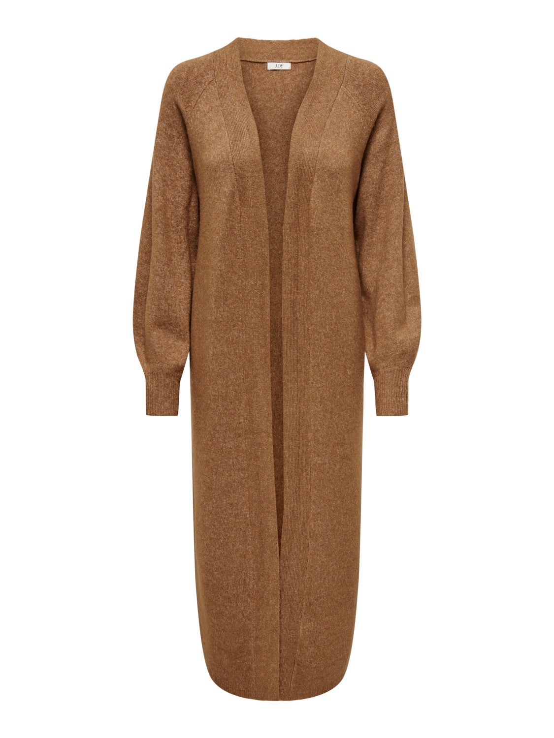 Long cardigan with balloon sleeves