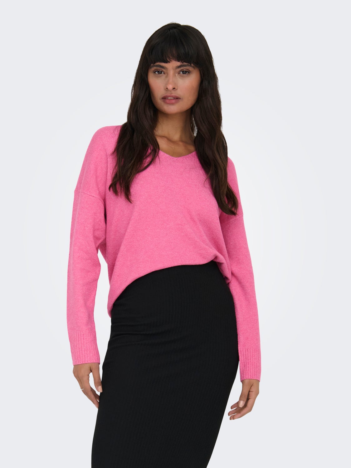 V-neck Knitted Pullover