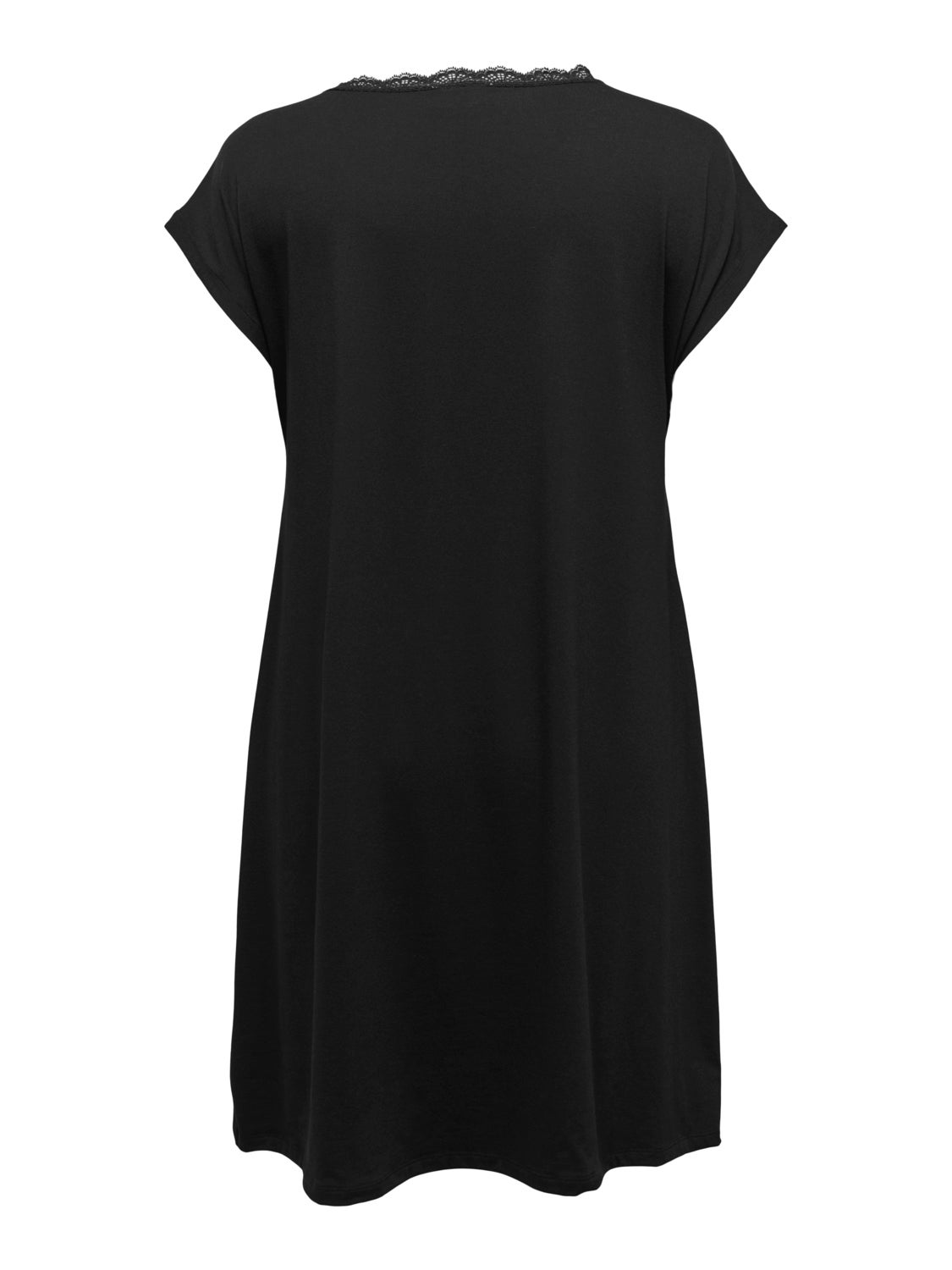 Curvy Dress With Lace Edge