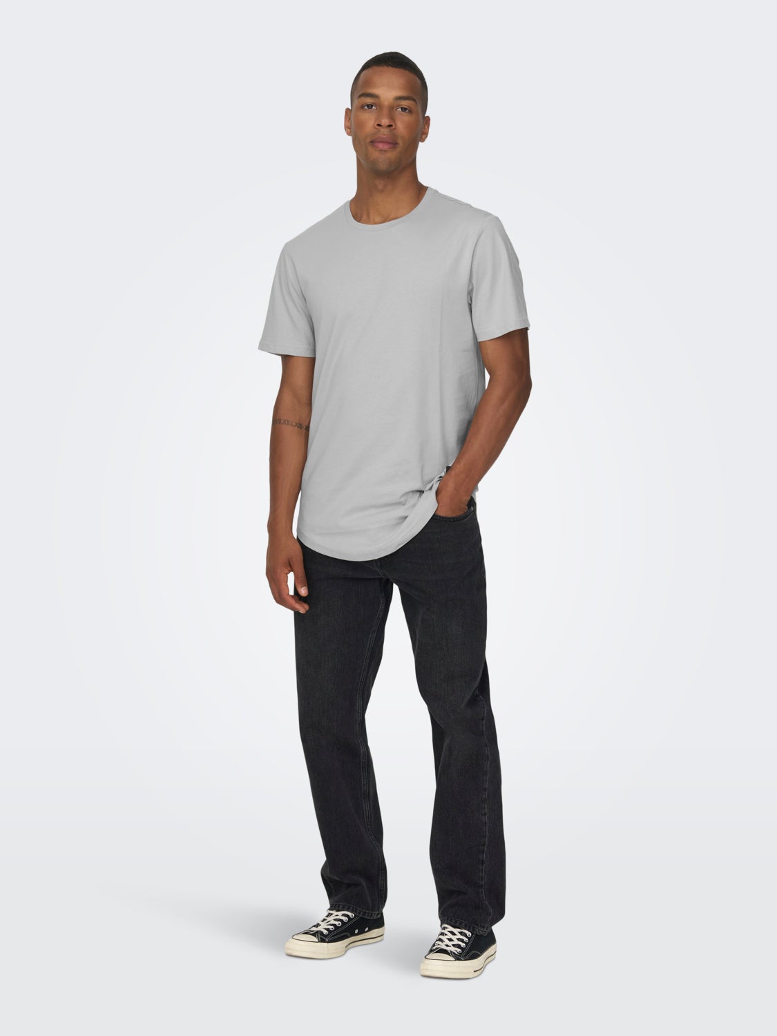 Long o-neck t-shirt