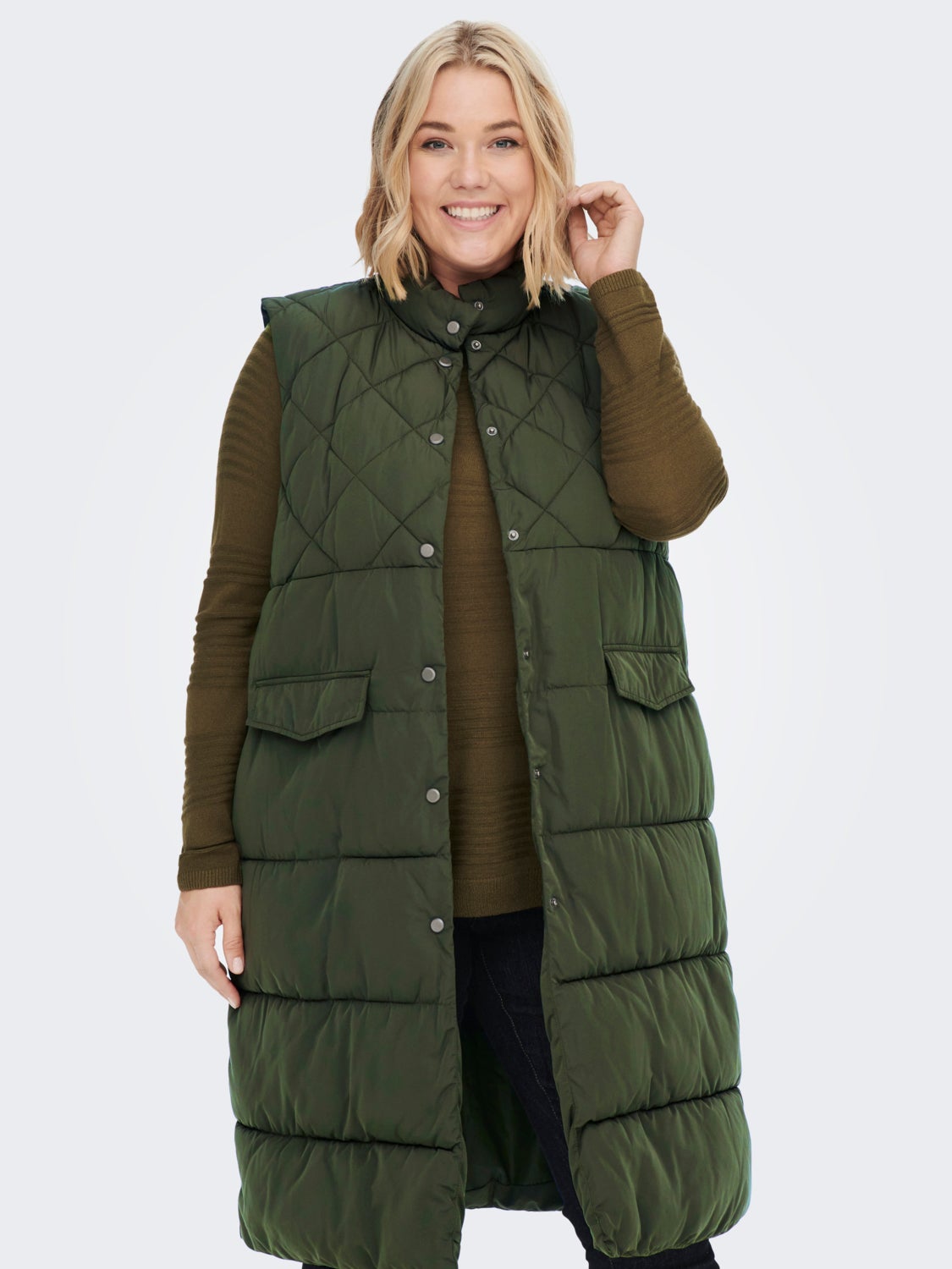 Curvy quilted Waistcoat