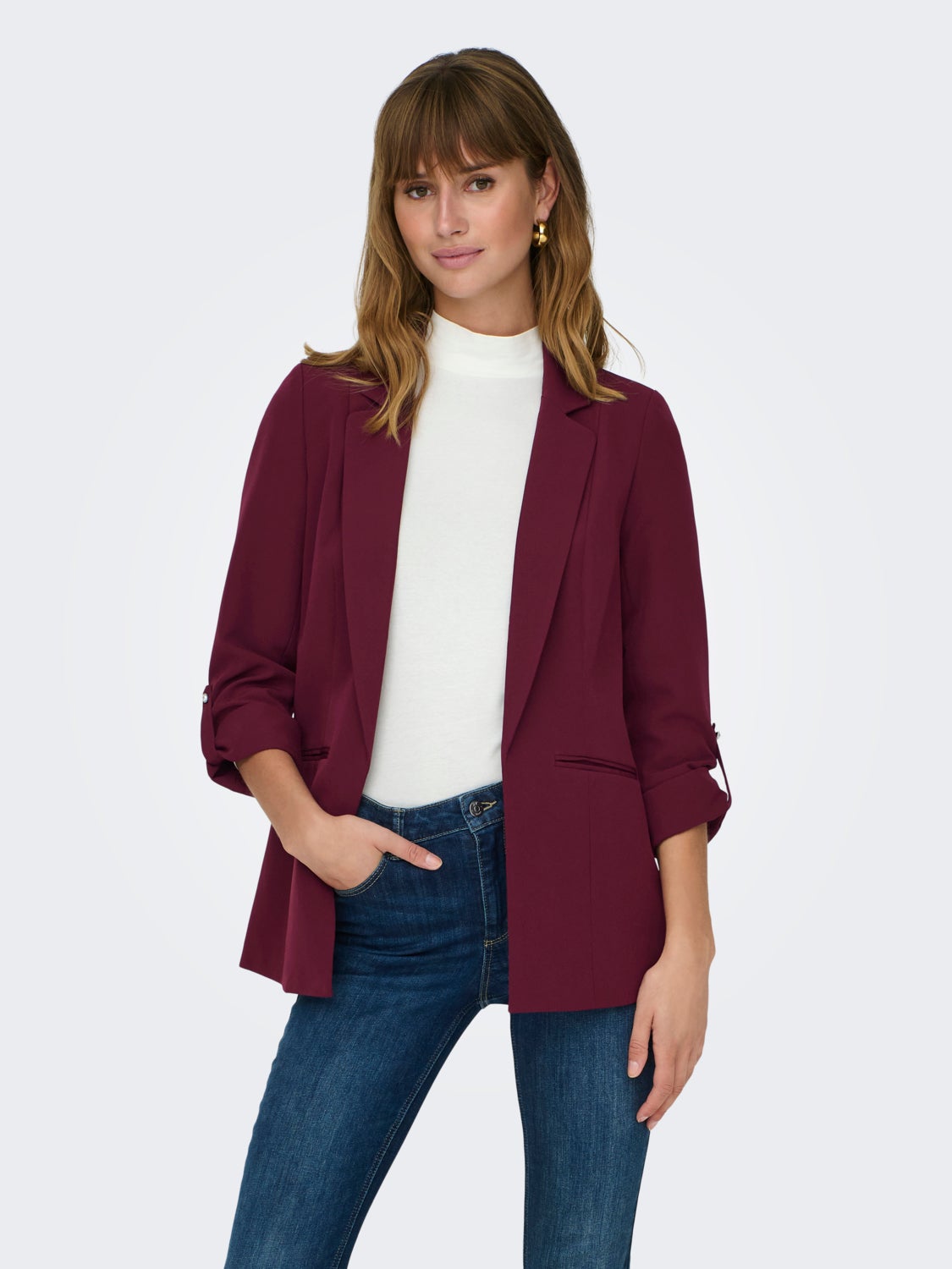 Long 3/4 sleeved blazer