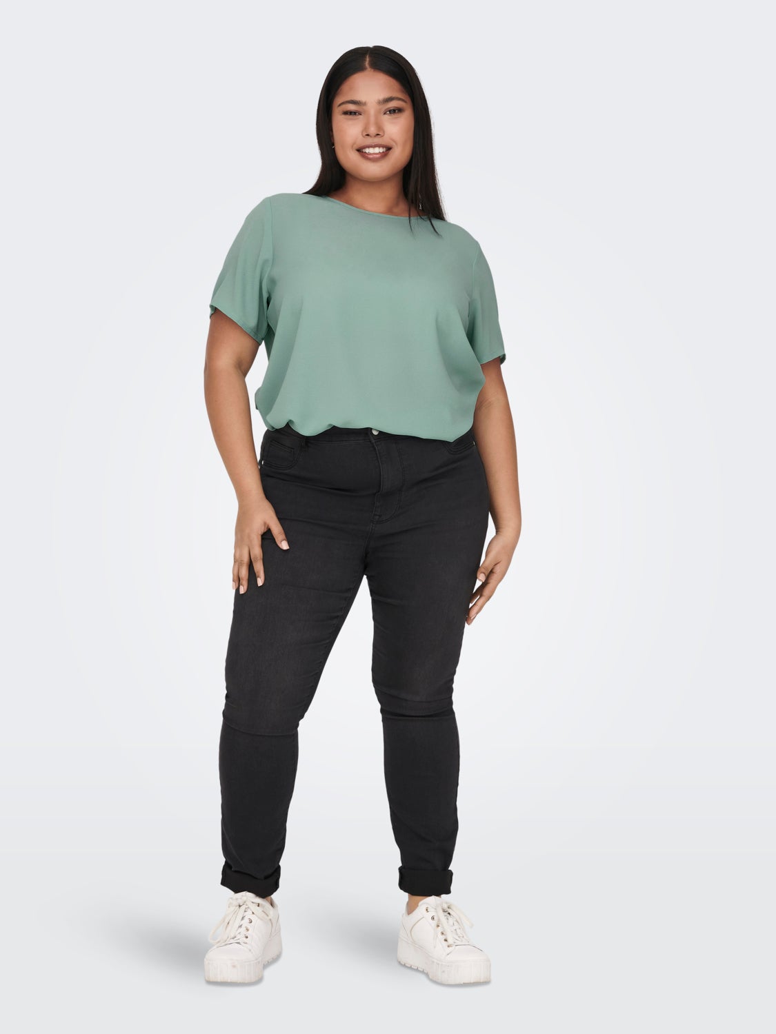 Curvy short sleeve Top