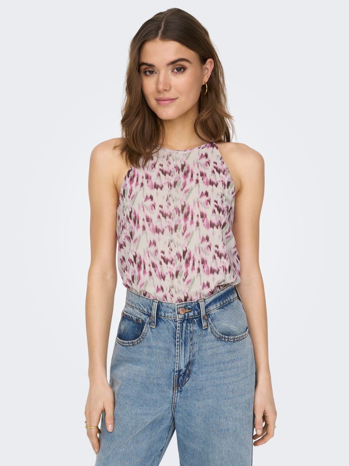 Halterneck Top with cut-out back