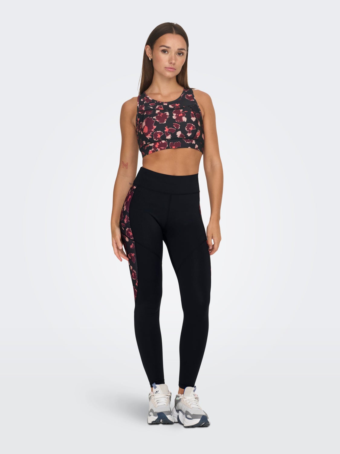 Training tights with high waist